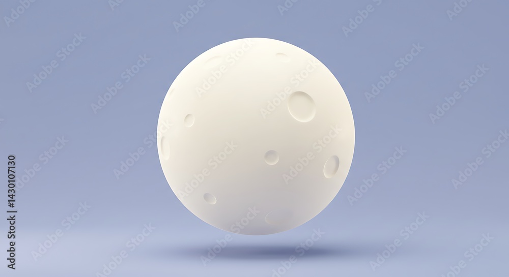Moon Surface Sphere with Craters Moon Surface Sphere with Craters