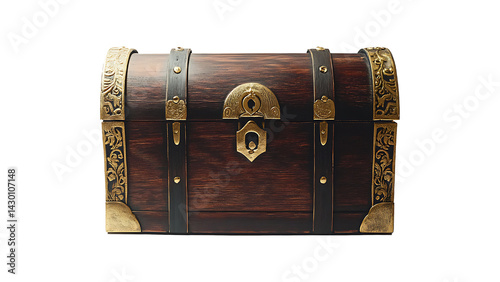 treasure chest on transparent background PNG
