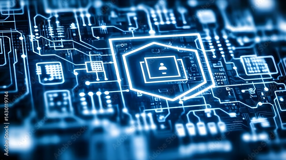 Cybersecurity shield protecting data digital landscape graphic design futuristic environment close-up view Cybersecurity shield protecting data digital landscape graphic design futuristic environment close-up view