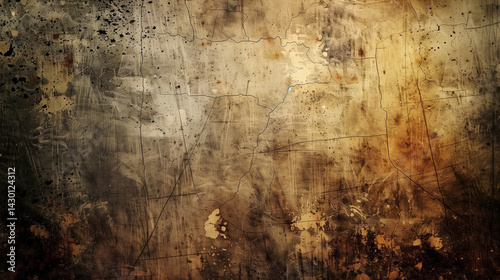 Obraz na płótnie Old paper background. Paper vintage texture background. Grunge vintage unreadable paper texture background w salonie