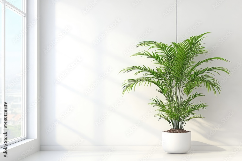 Minimalist Interior with Plant Minimalist Interior with Plant