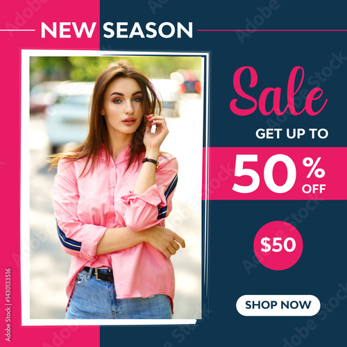 Sales New Season Off Social Media Post