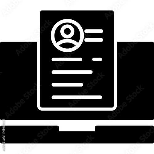 Online Resume Icon