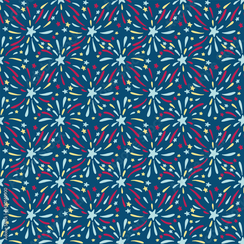 july 14th independence day pattern seamless repeat