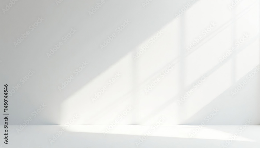 Obraz premium Pure white backdrop, pristine surface, elegant simplicity, perfect, pale, isolated