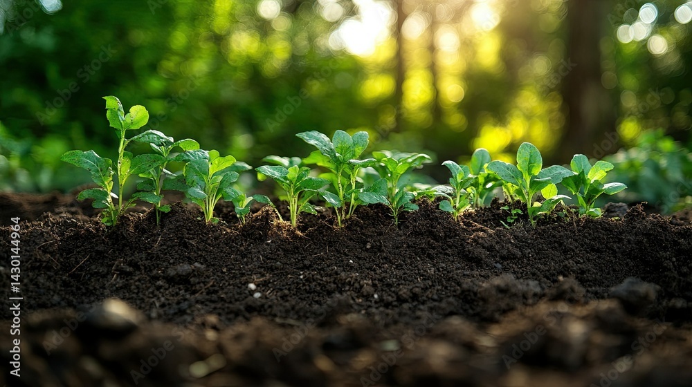 Organic matter breaking down into soil, symbolizing natural renewal, composting, and sustainability Organic matter breaking down into soil, symbolizing natural renewal, composting, and sustainability
