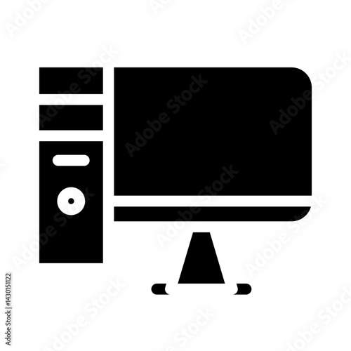 workstation glyph icon
