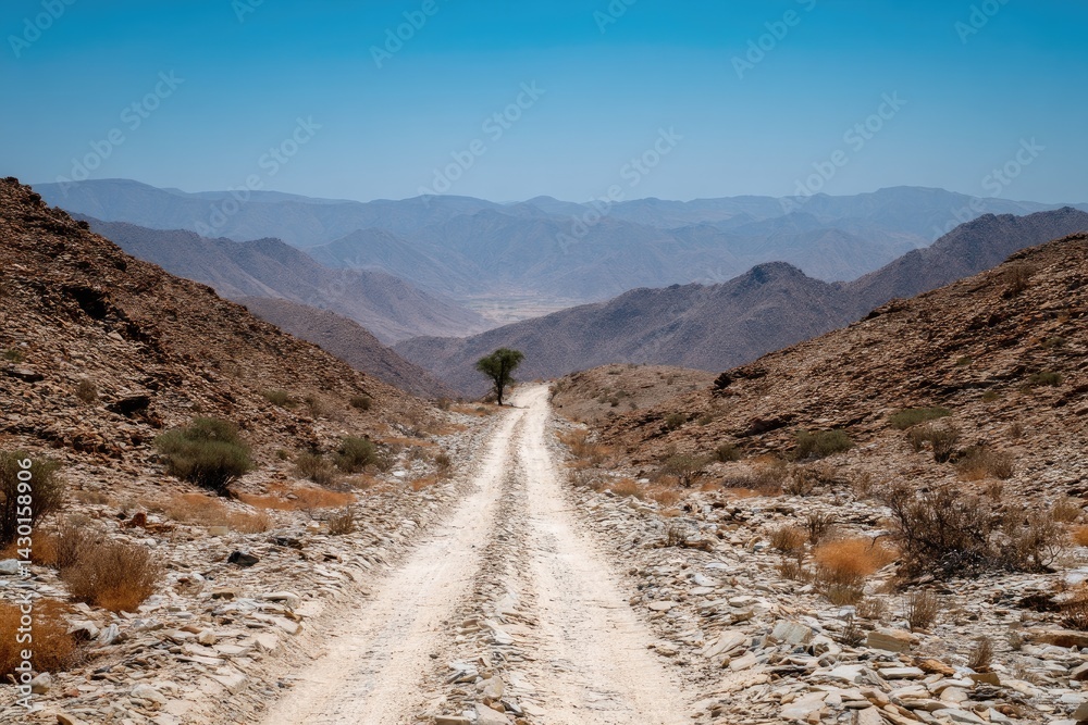 Desert mountain pass Desert mountain pass