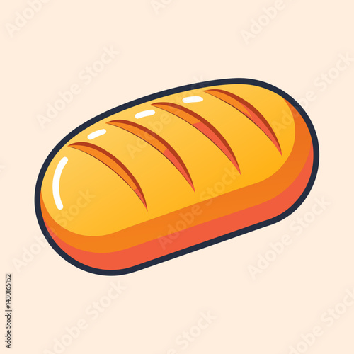 vector illustration of bread
