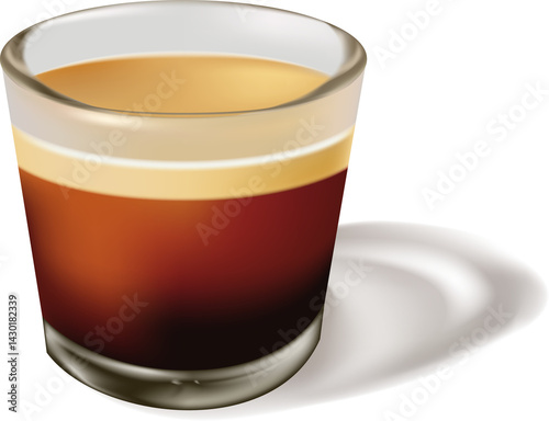 Coffee cup drink espresso for decoration