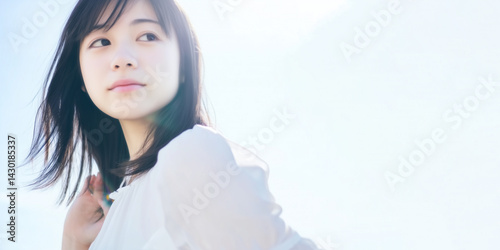 portrait of a young woman