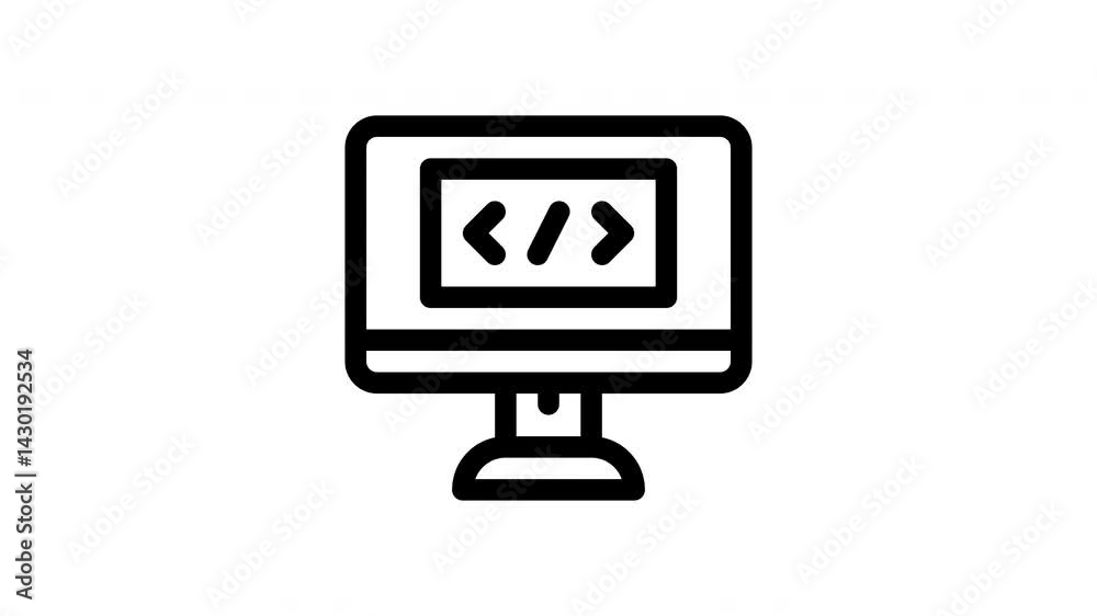 coding animated icon coding animated icon
