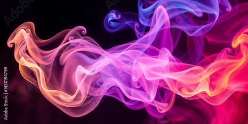 Ethereal wisps of flowing energy are captured in this mesmerizing abstract composition, showcasing