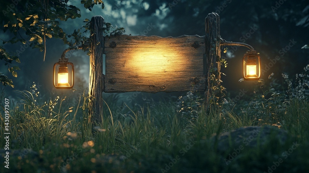 Enchanted Forest Signpost