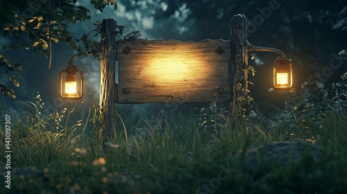 Enchanted Forest Signpost