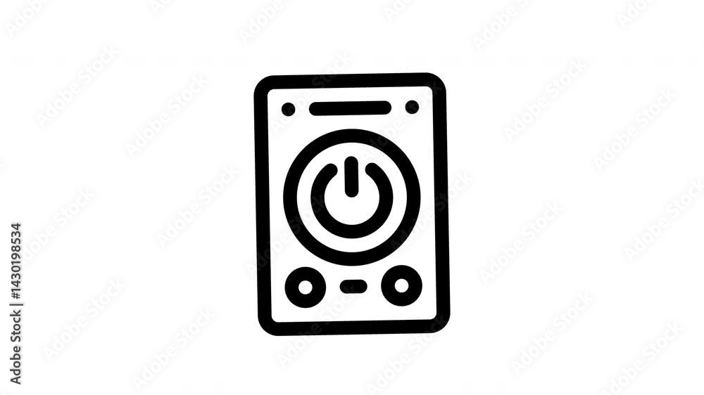 power button animated icon power button animated icon