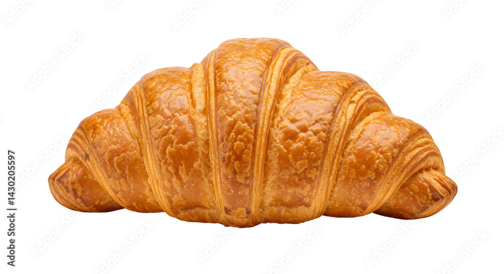Fresh Croissant Isolated on White Background Fresh Croissant Isolated on White Background
