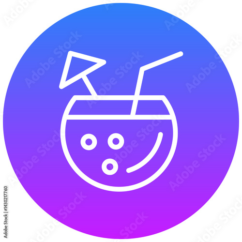 Coconut Drink Icon