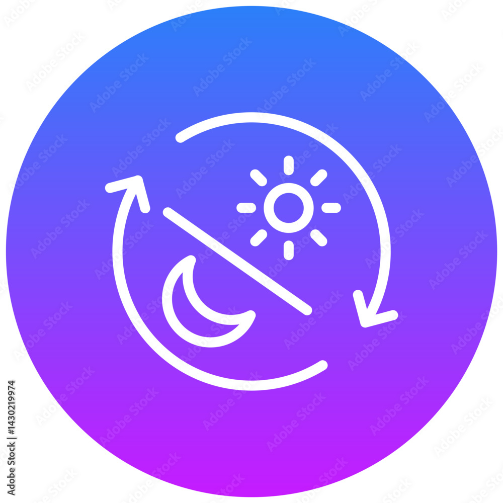 Obraz premium Day and Night Icon