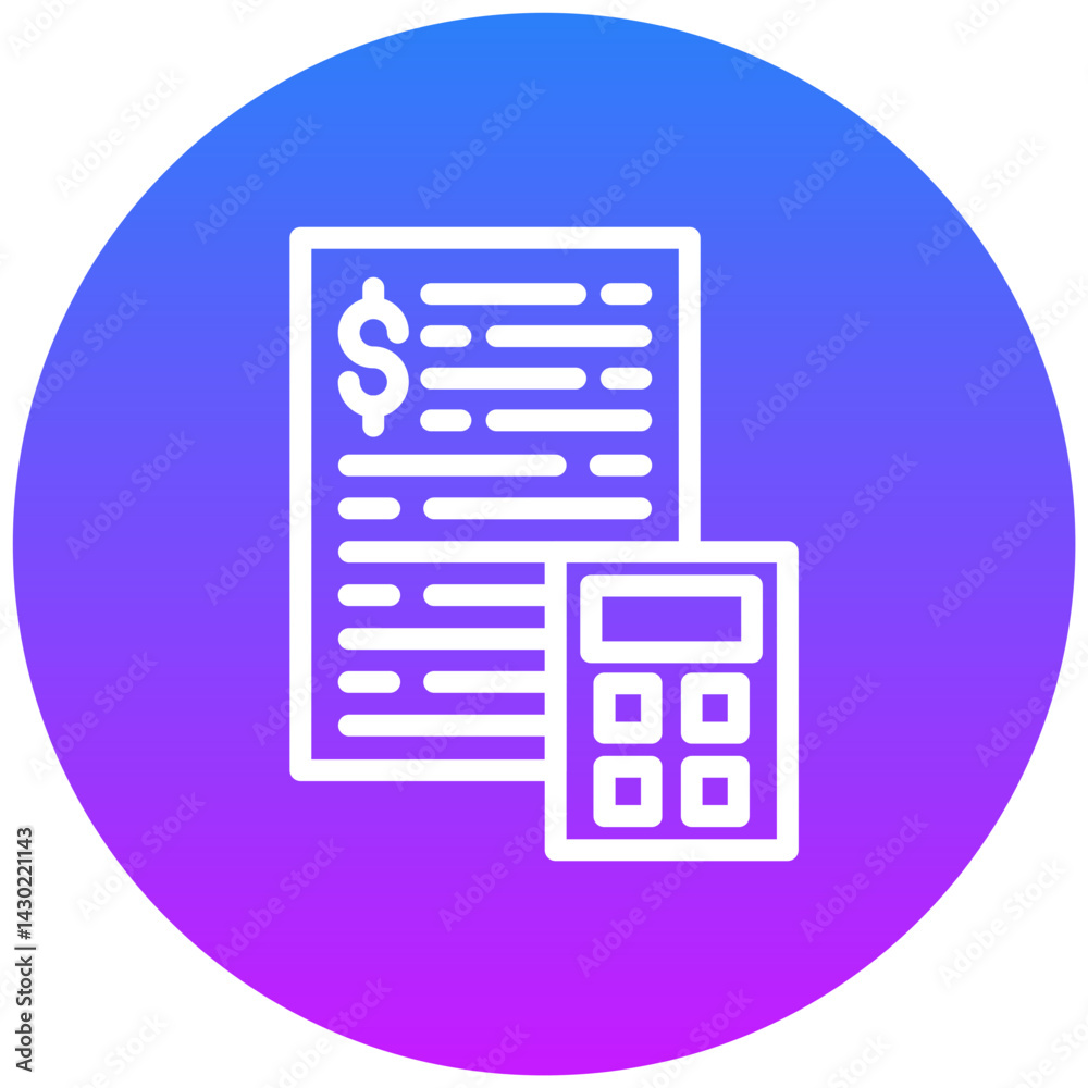 Project Budget Icon Project Budget Icon
