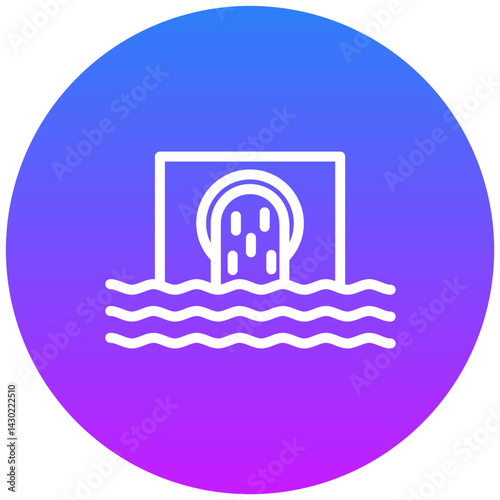Water Pollution Icon