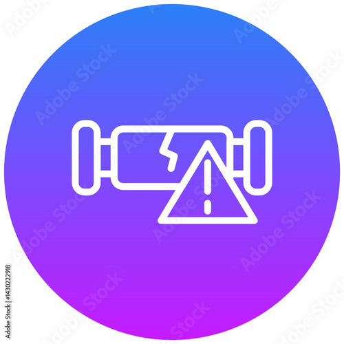 Gas Pipe Leak Icon