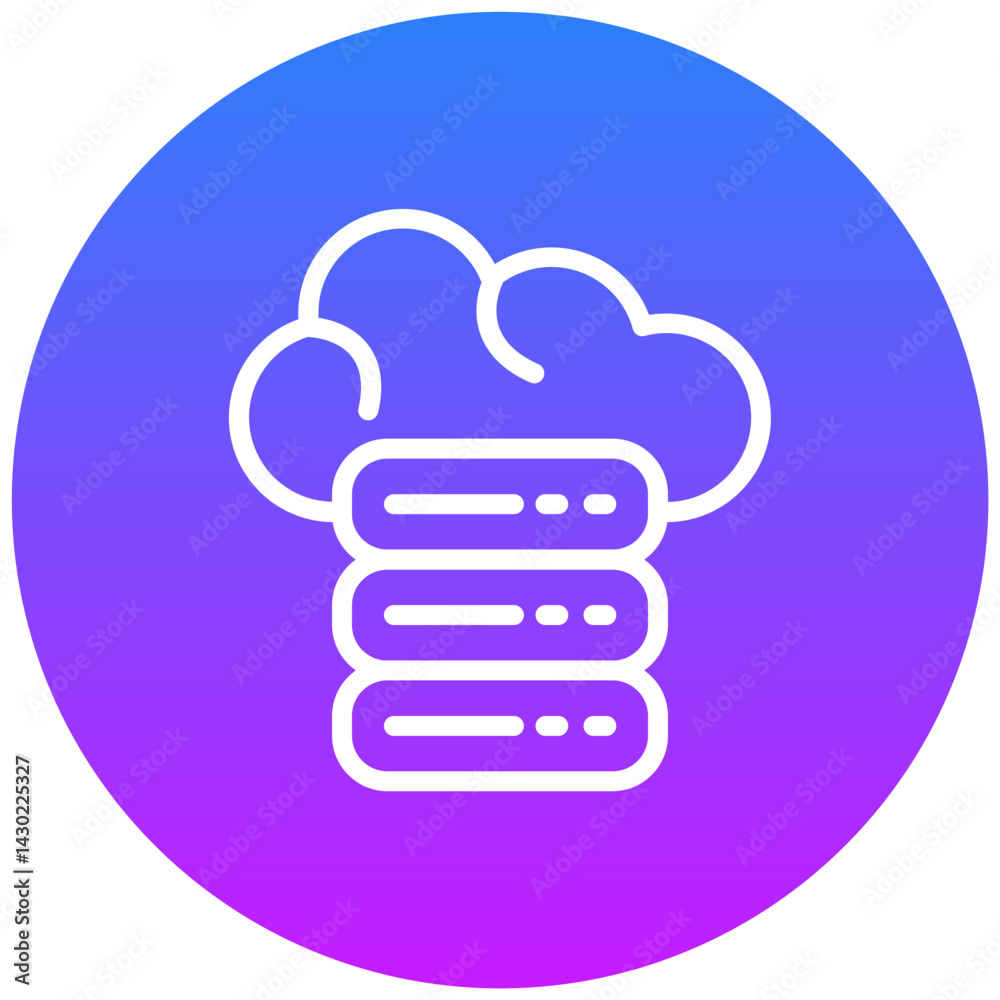Cloud Storage Icon Cloud Storage Icon