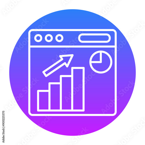 Webpage Statistics Icon