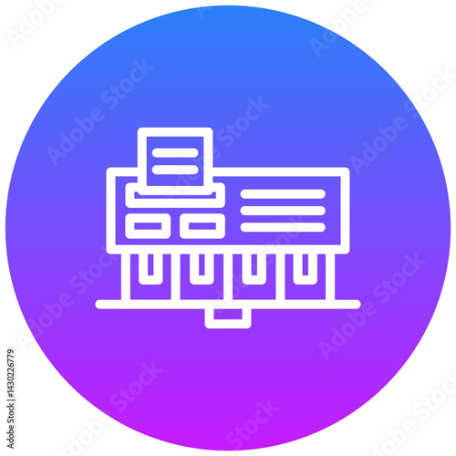 Cashier Machine Icon