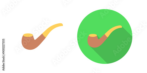 Smoking Pipe Vector Icon