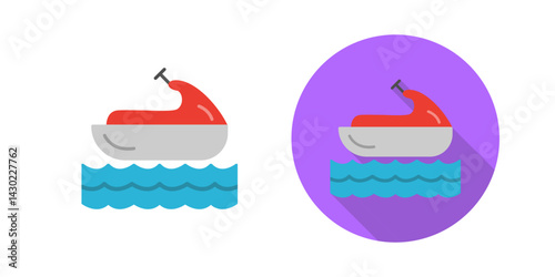 Jet Ski Vector Icon