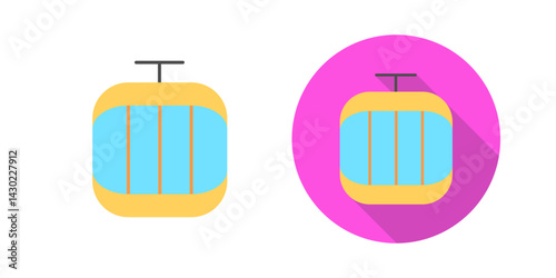 Cable Car Vector Icon