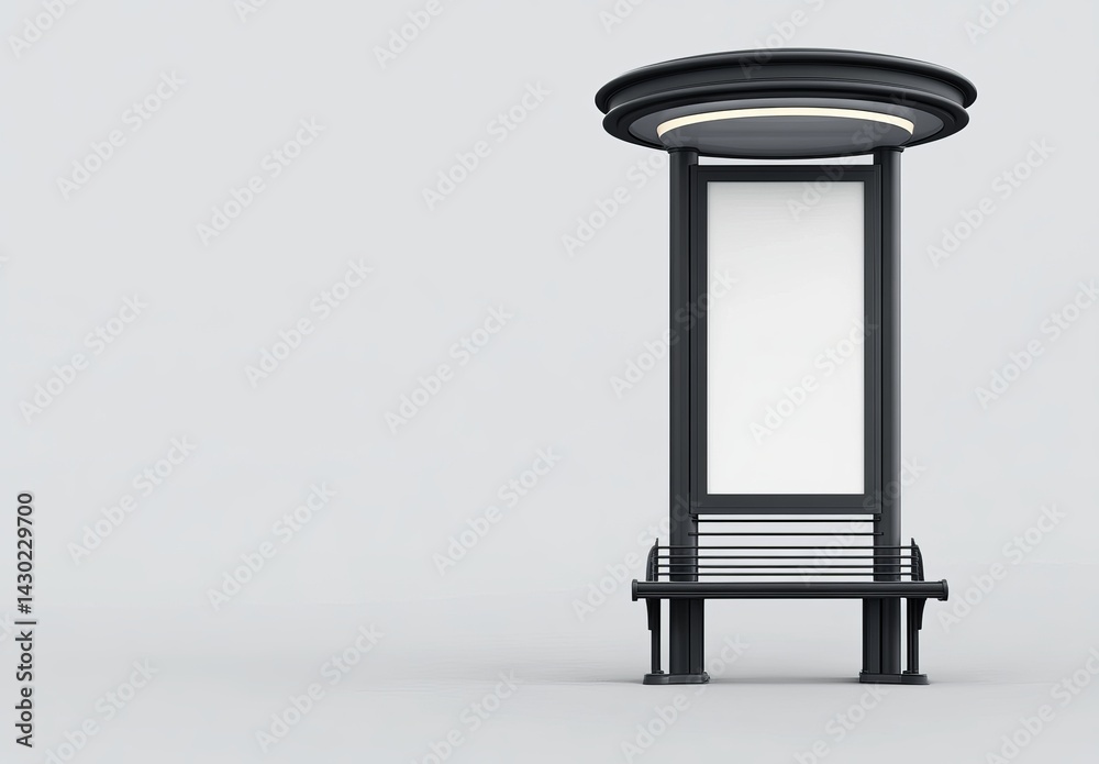 A sleek, modern billboard stands tall, serving as a perfect canvas for any advertisement or display, as seen in the Billboard Mockup A sleek, modern billboard stands tall, serving as a perfect canvas for any advertisement or display, as seen in the Billboard Mockup