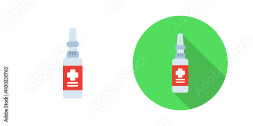 Nasal Spray Vector Icon