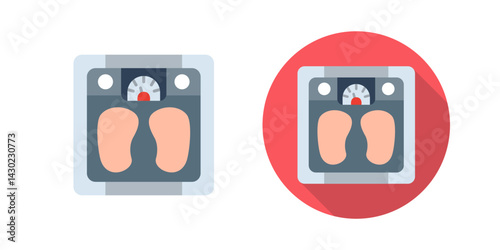 Weighing Scale Vector Icon
