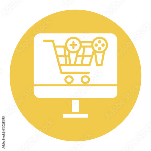 Online Game Store Marketplace Icon