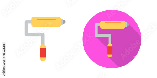 Paint Roller Vector Icon