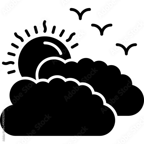 Sunny intervals icon