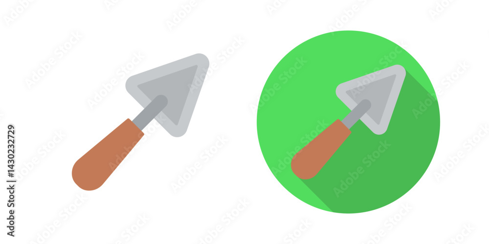 Trowel Vector Icon Trowel Vector Icon