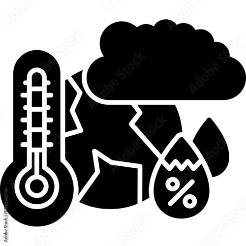 Climate change icon