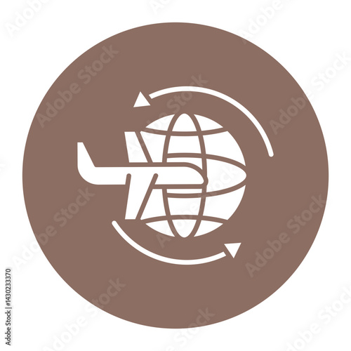 Round Trip Icon