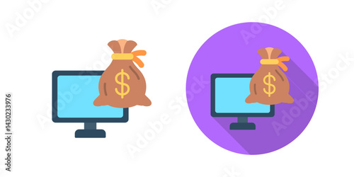Online Loan Vector Icon