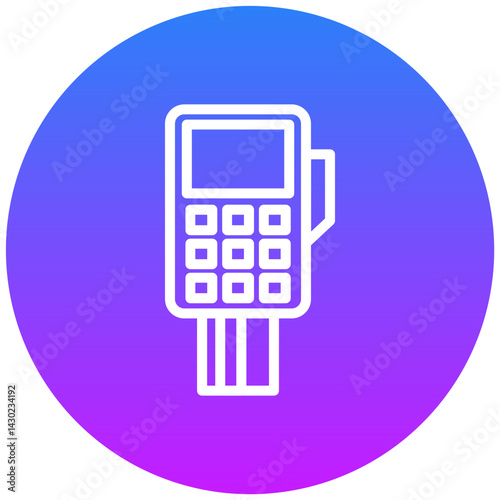 Card Machine Vector Icon