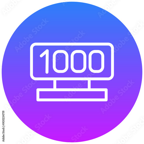 Taxi Meter Vector Icon