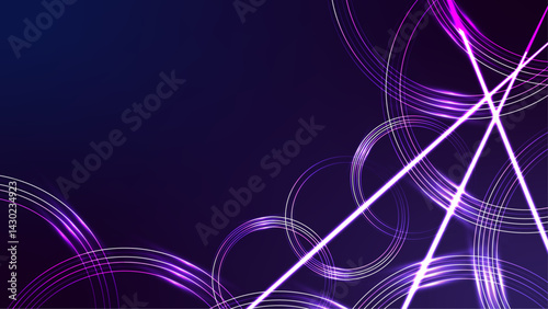 Abstract neon lights background illustration