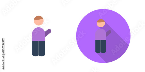 Museum Guide Vector Icon