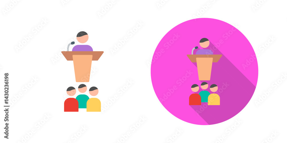 Fototapeta premium Seminar Vector Icon