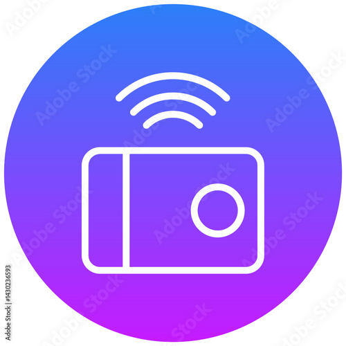 Smart Wallet Vector Icon