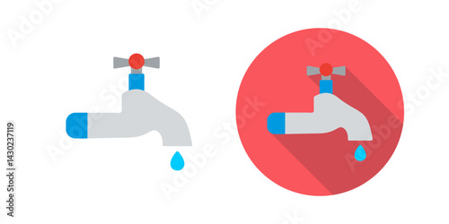 Water Tap Vector Icon