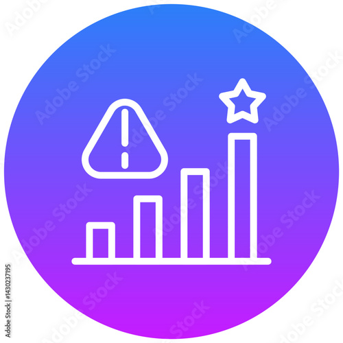 Risk Investment Vector Icon